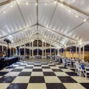 checker portable dance floor indoor tent wedding