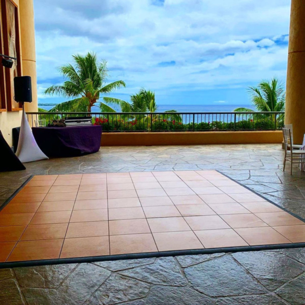 Maple XL style floor at event venue at the Westin Hapuna Beach Resort