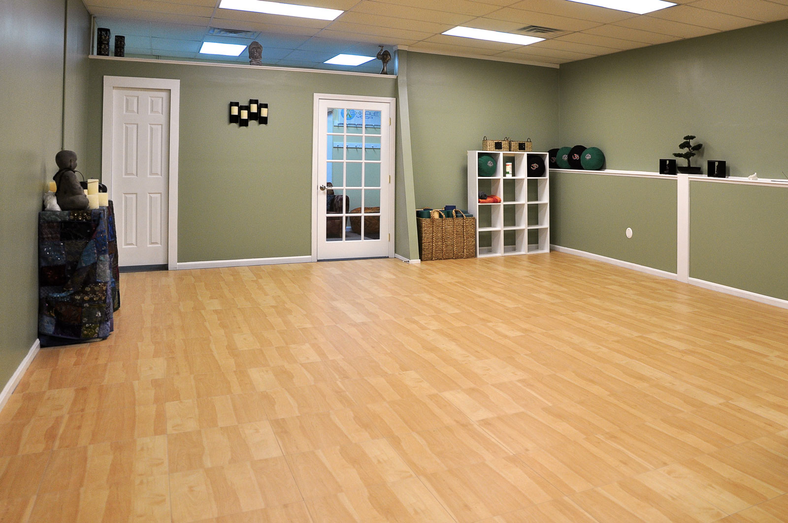 Yoga studio with Maple XL style flooring
