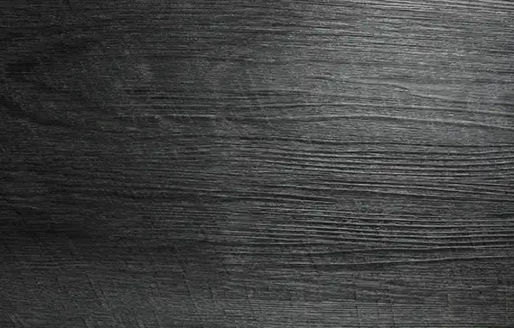Close up of the black oak surface